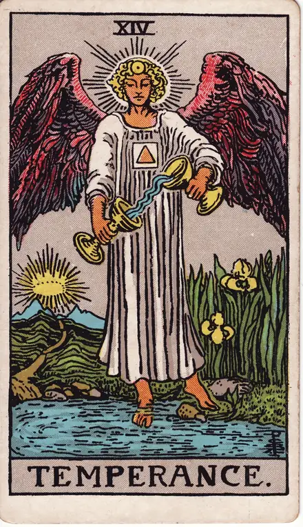 Temperance — Rider–Waite–Smith, 1909