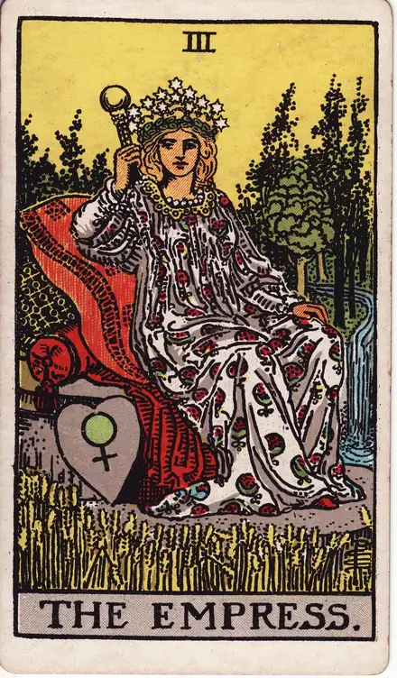 The Empress — Rider–Waite–Smith, 1909