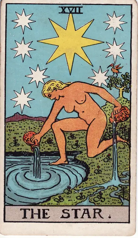 The Star — Rider–Waite–Smith, 1909
