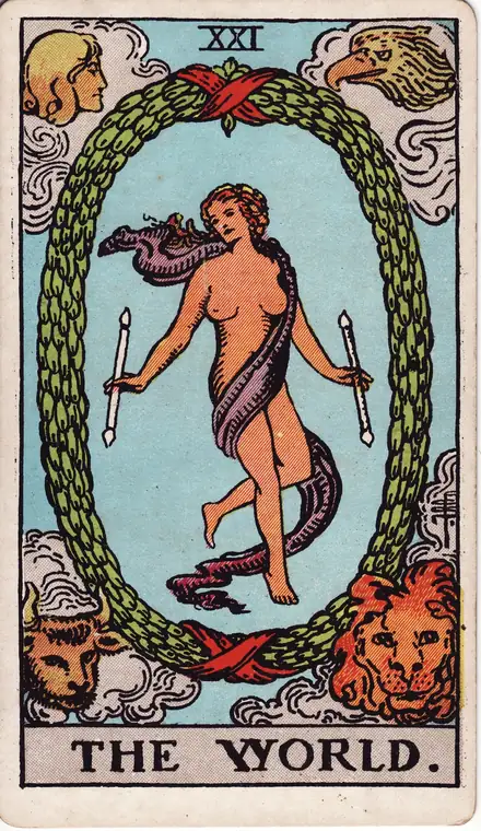 The World — Rider–Waite–Smith, 1909
